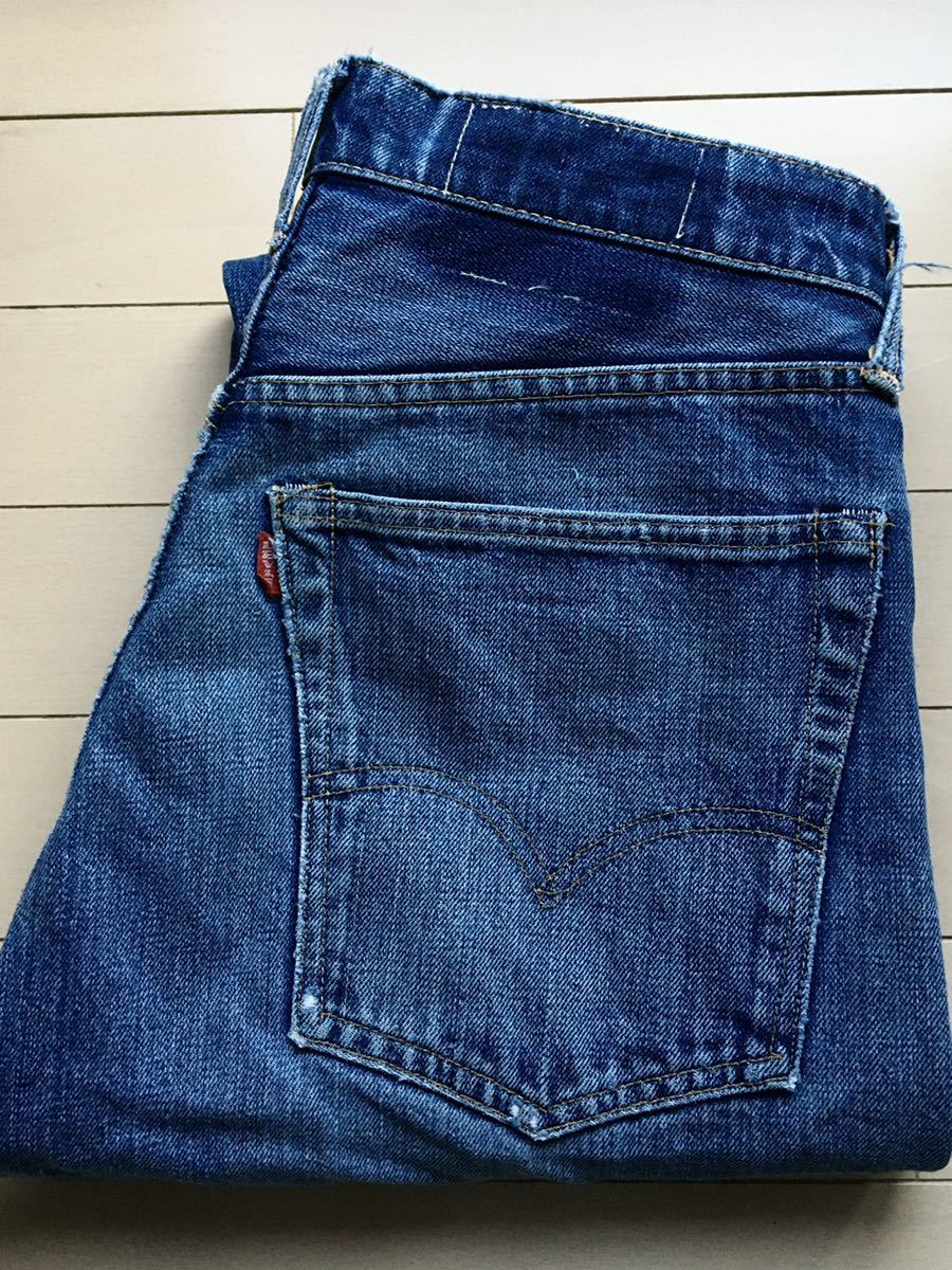 【極上】濃紺 501 ビッグE 34×32 60年代 スーパーヒゲ リーバイス 極上】濃紺 BIGE 32×29 505 60年代 LEVIS オリジナル ボタン裏5