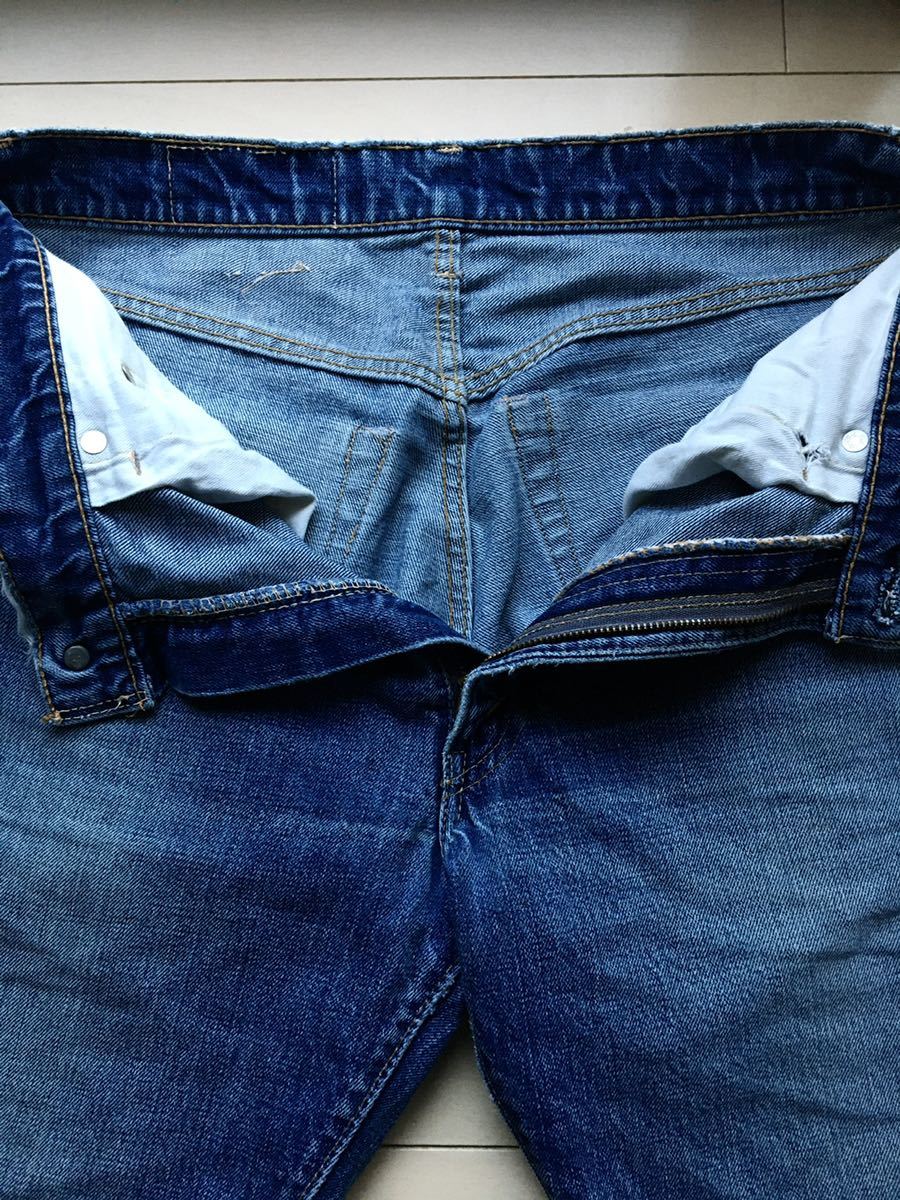 極上】濃紺 BIGE 32×29 505 60年代 LEVIS オリジナル ボタン裏5
