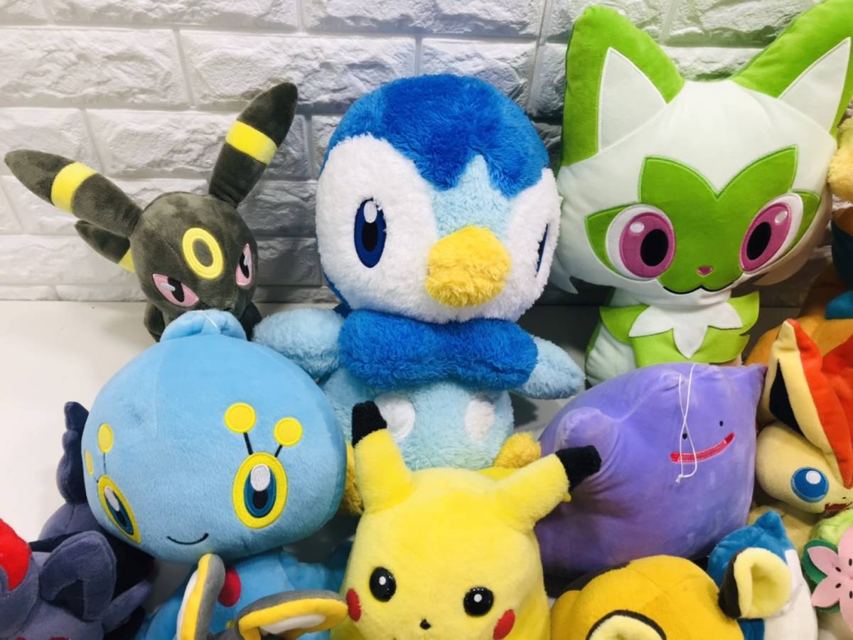 e23★140サイズいっぱい1円～ポケモン ポケットモンスター Pokemon 限定 レア グッズ 雑貨 ぬいぐるみ 大量 当時物 キャラ まとめてセット | ポケットモンスター ポケットモンスターシリーズの30周年記念！歴代パートナー