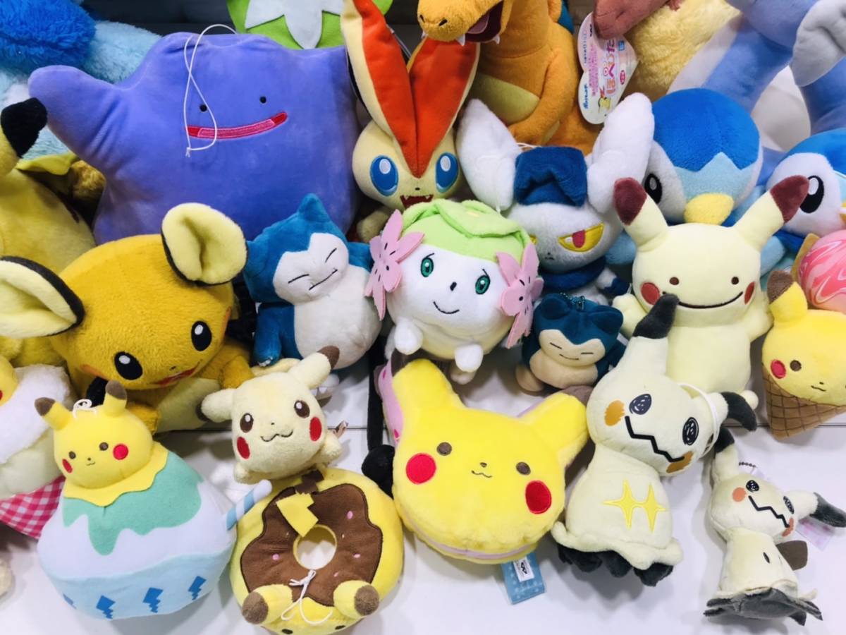 e23★140サイズいっぱい1円～ポケモン ポケットモンスター Pokemon 限定 レア グッズ 雑貨 ぬいぐるみ 大量 当時物 キャラ まとめてセット | ポケットモンスター ポケットモンスターシリーズの30周年記念！歴代パートナー