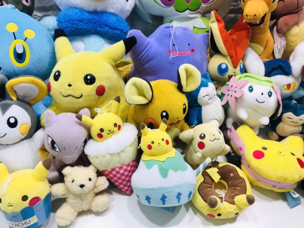 e23★140サイズいっぱい1円～ポケモン ポケットモンスター Pokemon 限定 レア グッズ 雑貨 ぬいぐるみ 大量 当時物 キャラ まとめてセット | ポケットモンスター ポケットモンスターシリーズの30周年記念！歴代パートナー