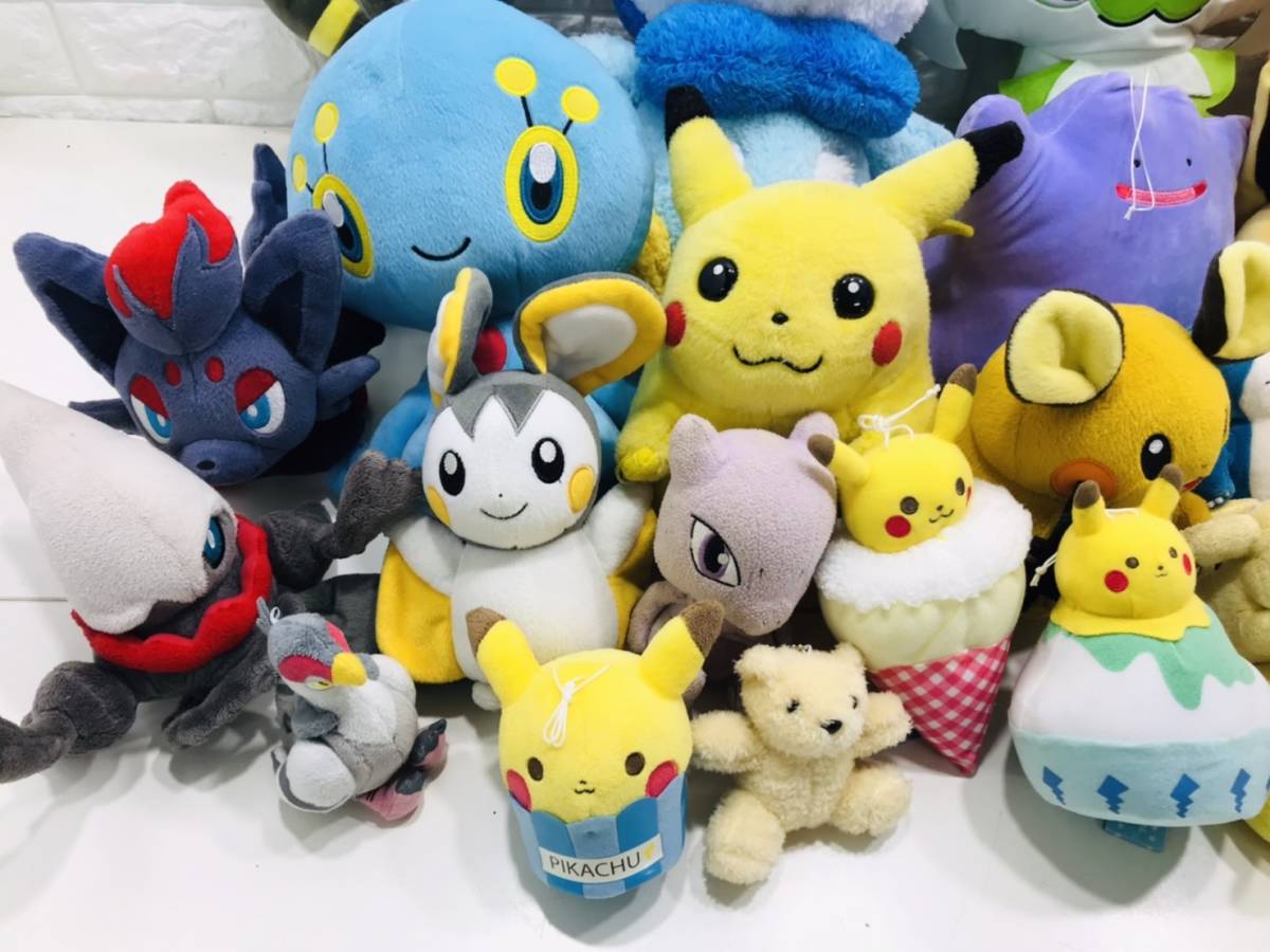 e23★140サイズいっぱい1円～ポケモン ポケットモンスター Pokemon 限定 レア グッズ 雑貨 ぬいぐるみ 大量 当時物 キャラ まとめてセット | ポケットモンスター ポケットモンスターシリーズの30周年記念！歴代パートナー