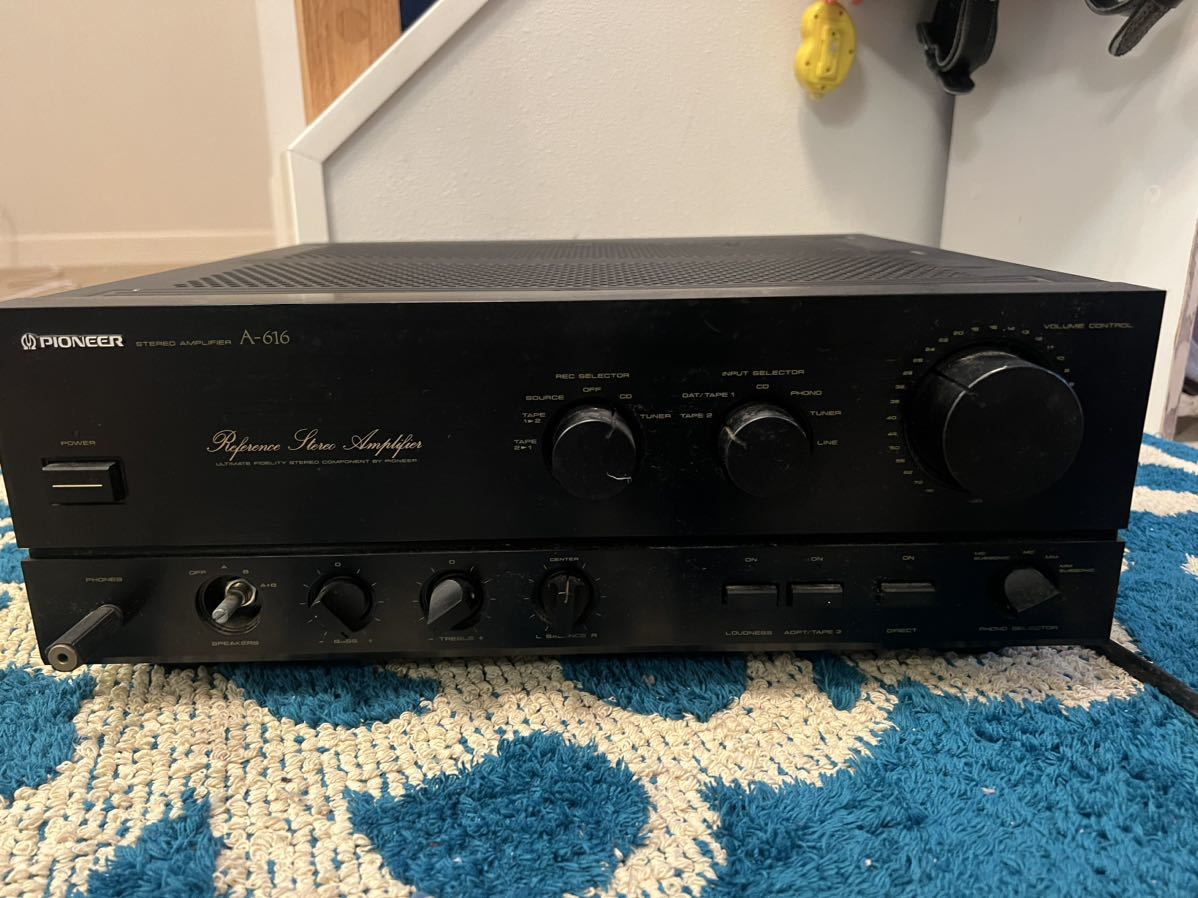 Pioneer パイオニア プリメインアンプ A-616 ステレオアンプ 【公式通販】