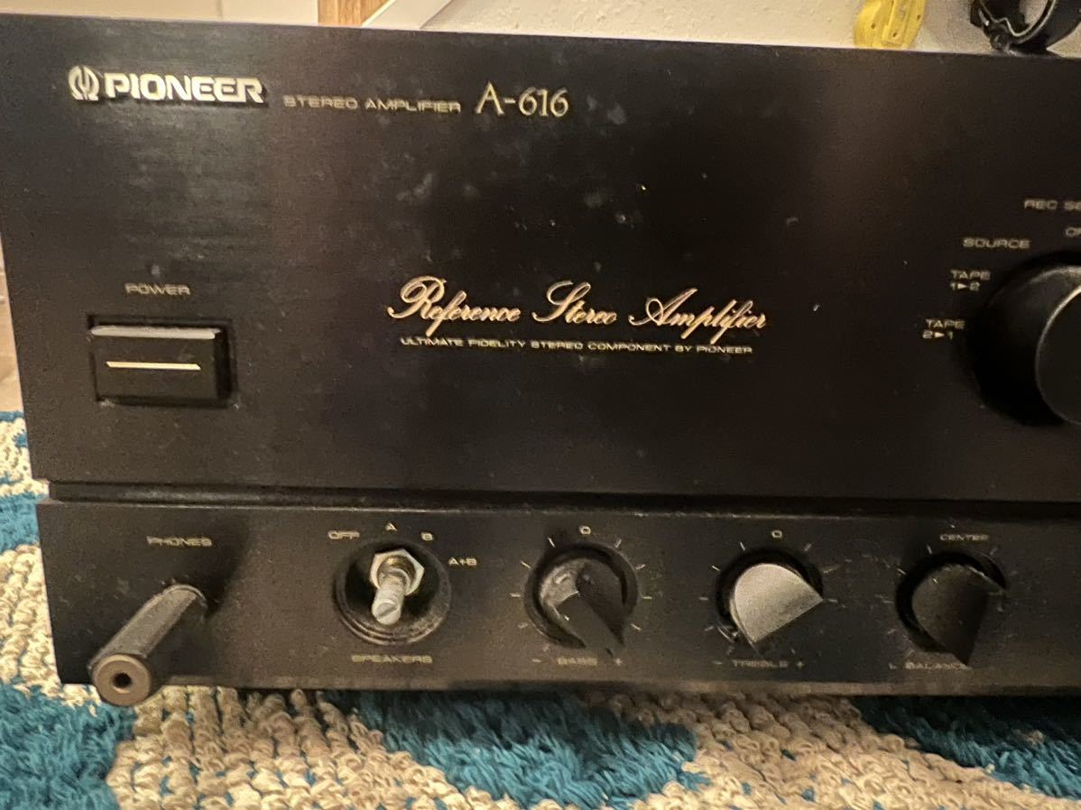 Pioneer パイオニア プリメインアンプ A-616 ステレオアンプ 【公式通販】