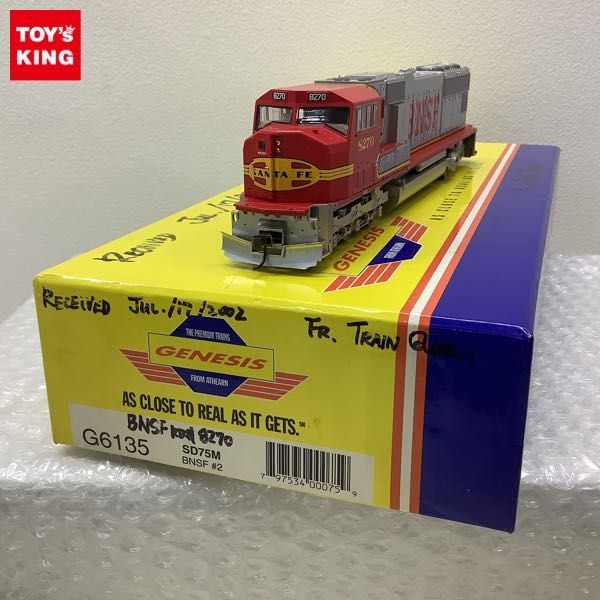 1円〜 Athearn HOゲージ G6135 SD75M BNSF 8270