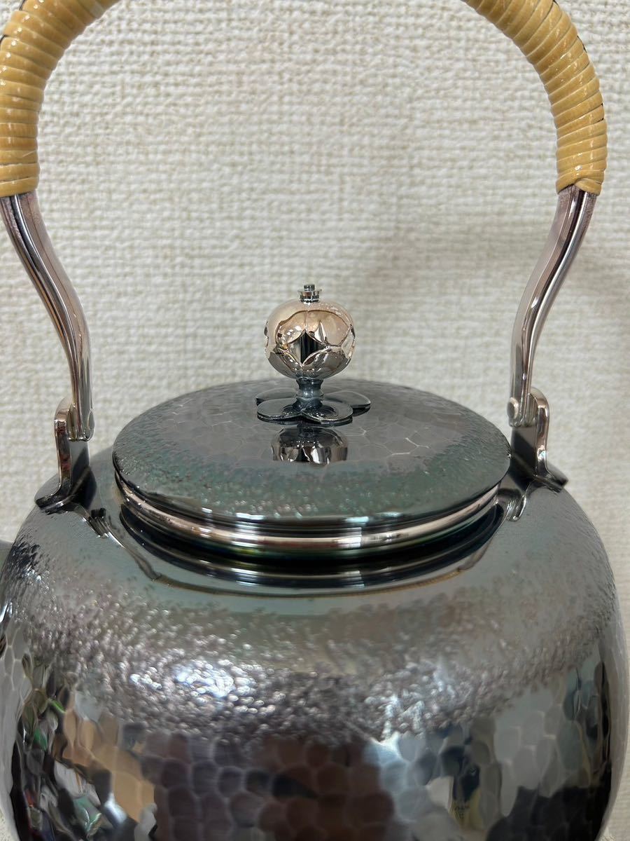 いぶし銀 銀瓶 燻銀 湯沸 煎茶道具 「いぶし銀+急須」の落札相場・落札