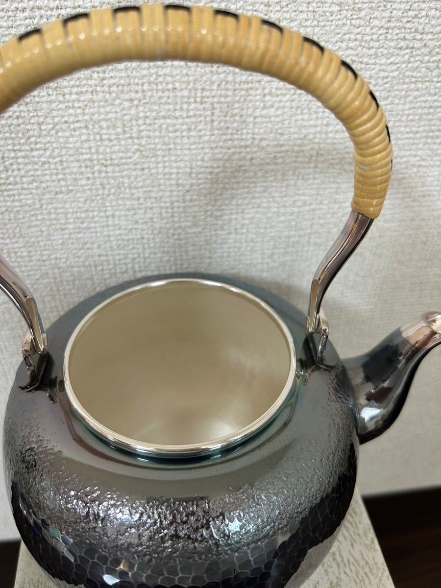 いぶし銀 銀瓶 燻銀 湯沸 煎茶道具 「いぶし銀+急須」の落札相場・落札