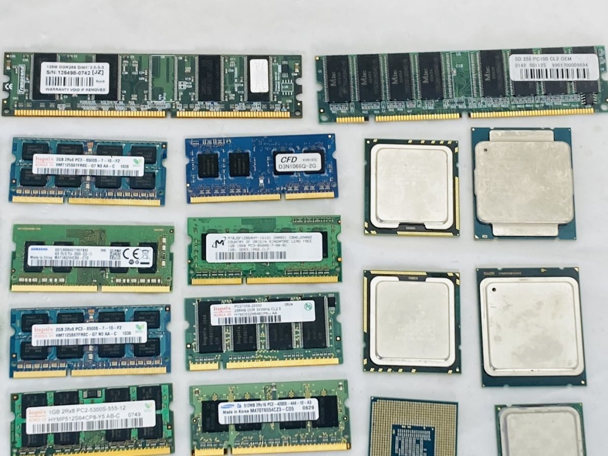 都市鉱山 Yahoo!オークション CPU メモリ 大量 PC PCメモリ 金抽出 