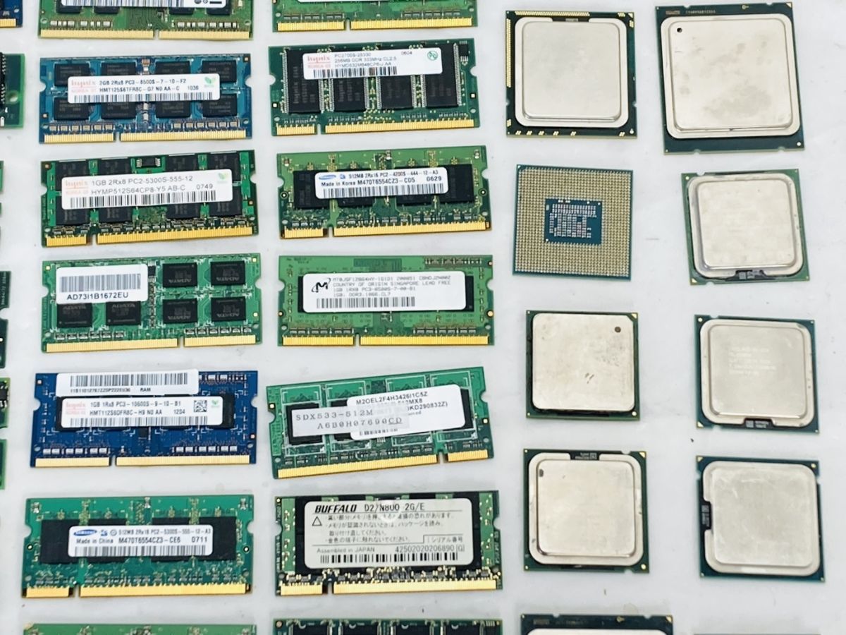 都市鉱山 Yahoo!オークション CPU メモリ 大量 PC PCメモリ 金抽出 