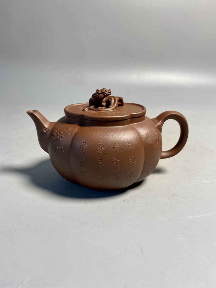 旧家蔵出 清時代 陶磁器 朱泥 紫泥 白泥 急須 唐物 時代物 茶