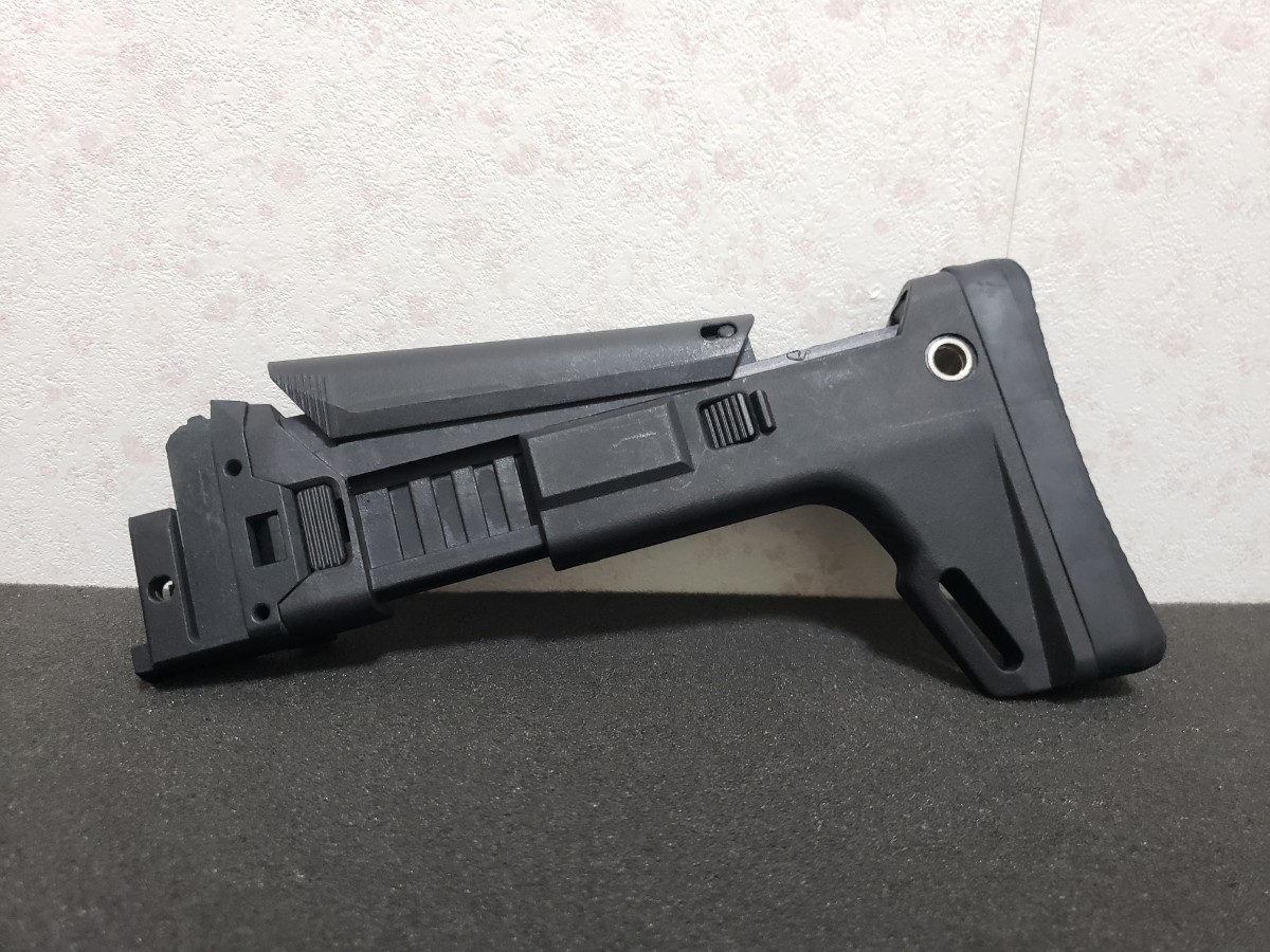 廃盤品 CZ805用 ACRストック アダプター ASG BREN A1 A2 (MASADA XCR VFC 東京マルイ SCAR 次世代電動ガン サバゲー カスタム パーツ