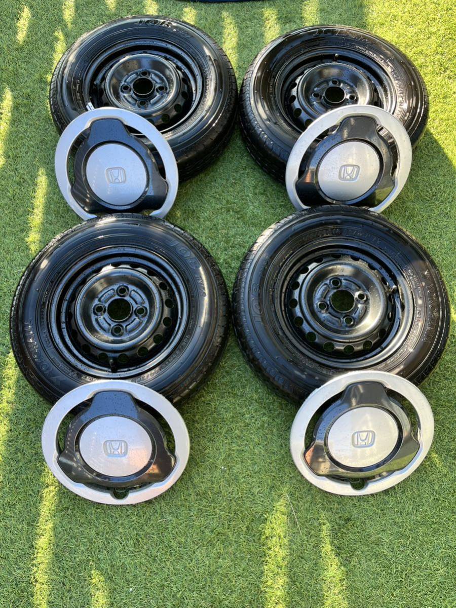 ホンダ n-van Nバン純正 145/80R12 タイヤホイールセット 4本 タイヤ 
