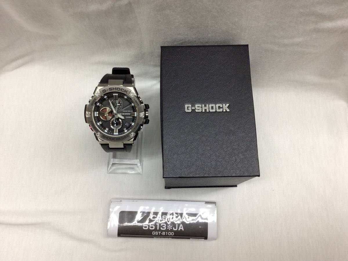 カシオ GーSHOCK GSTーB100 5513 電波ソーラー タフソーラー 箱あり G 