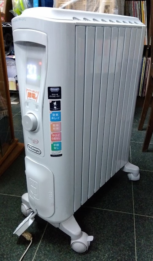 デロンギ オイルヒーター ベルカルド RHJ75V0915-GY リモコンあり 中古