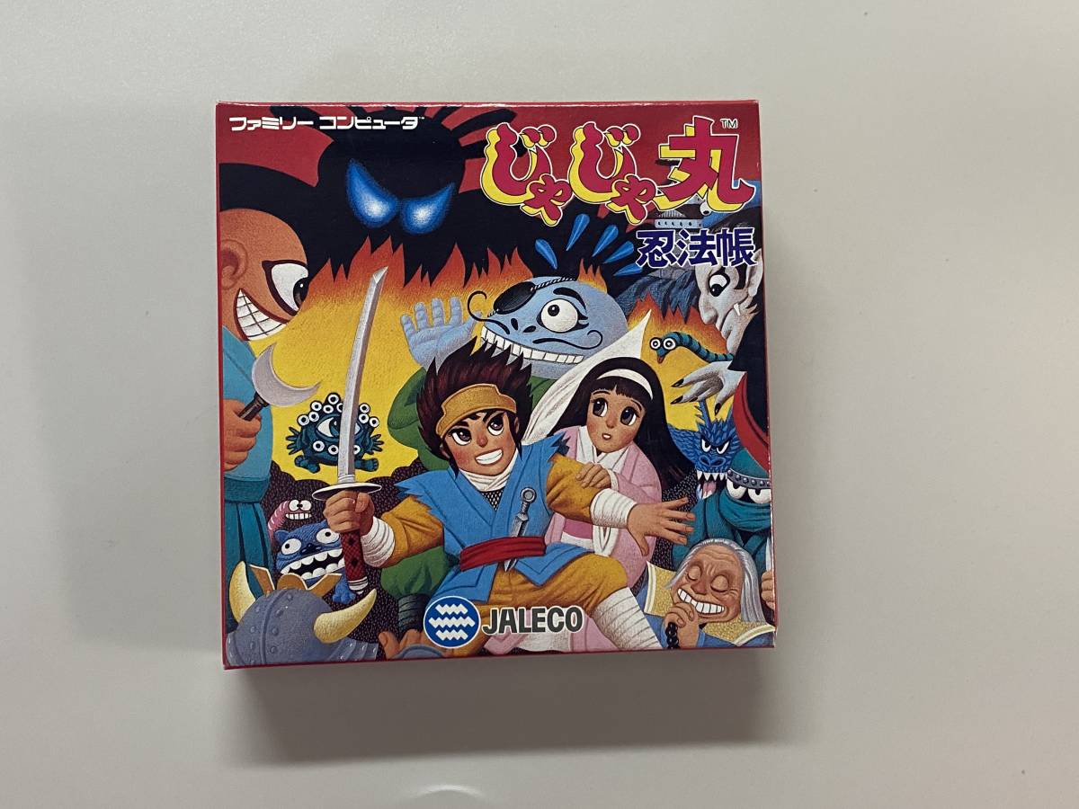 FC 新品未開封　極美品　じゃじゃ丸　忍法帖　箱説付き　珍品　レア　ファミコン 