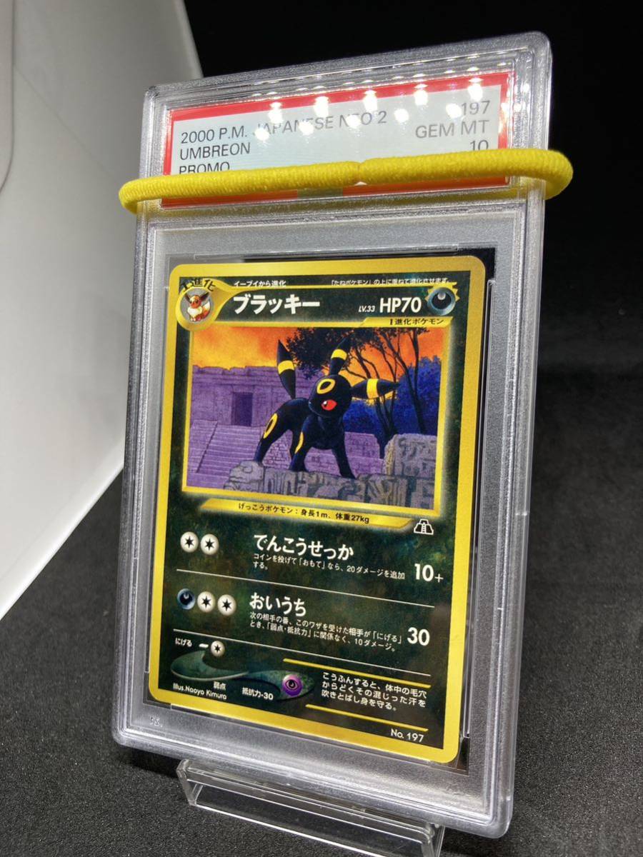 【PSA10】ブラッキー ポケモンカード　ポケカ 旧裏 NEO 遺跡を超えて　プレミアムファイル