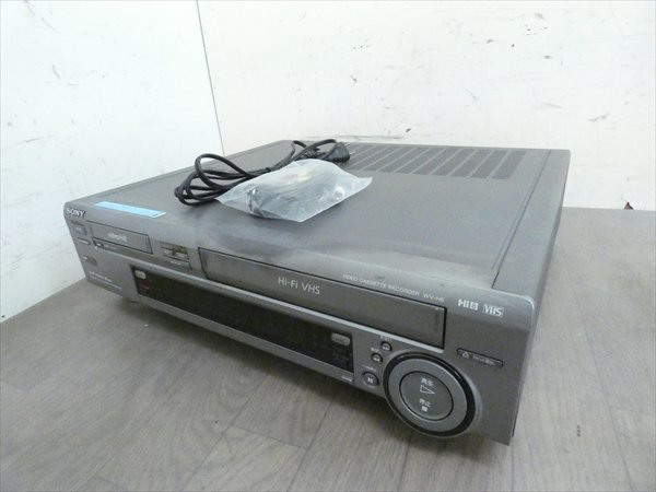 録再OK/AVコード付属☆SONY/ソニー☆Hi8/VHS Wデッキ☆WV-H5 管N22614