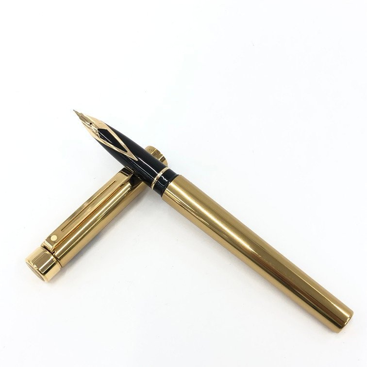 SHEAFFER シェーファー 万年筆 ペン先585 14K TARGA 1020 ゴールド