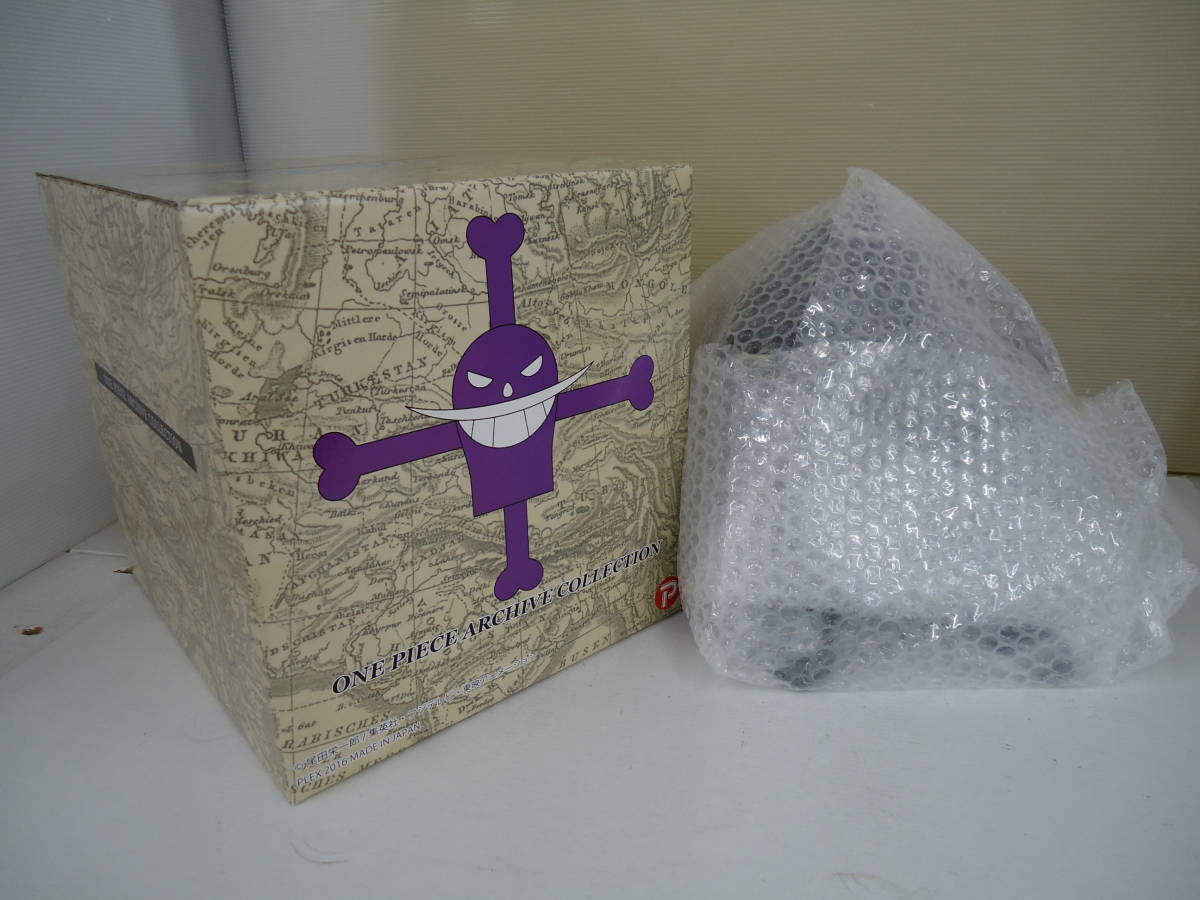 O5545 ワンピースフィギュア アーカイブコレクション 白ひげ 50体限定 ブラックver. ARCHIVE COLLECTION プレックス 箱開封/内袋未開封