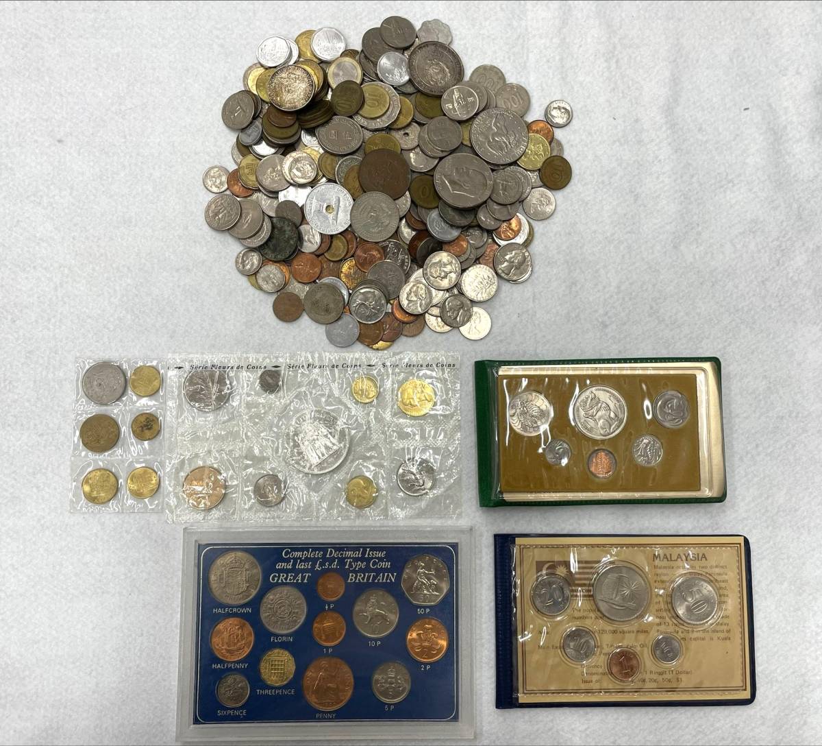 マレーシア 2025年最新Yahoo!オークション i-Coins 世界のコイン,国別セット,H～M ハイビスカス #5686A 外国銭まとめ  まとめ品 中国 韓国 マレーシア アメリカ 通貨 セント ドル リバティー コイン メダル.