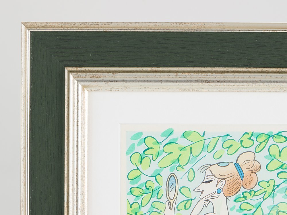 五】黄桜のマスコットキャラクター 小島功 かっぱ美人画 『緑陰