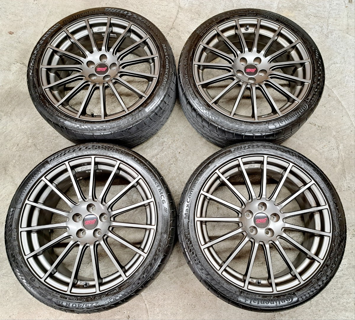 美品】スバル BRZ STI 純正オプション 18インチ ホイールタイヤ 225 