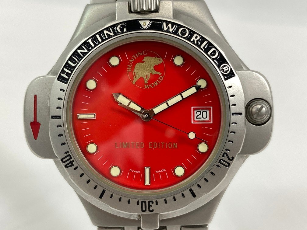 HUNTIG WORLD ハンティングワールド 腕時計 稼働【BKAS4010】 HUNTING 