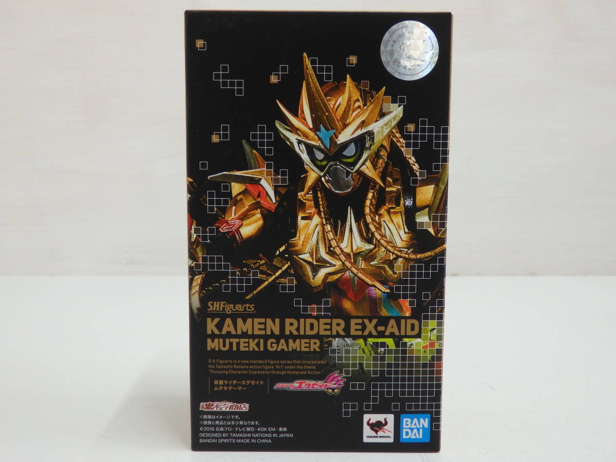 om29) バンダイ S.H.Figuarts 仮面ライダーエグゼイドムテキゲーマー 開封品
