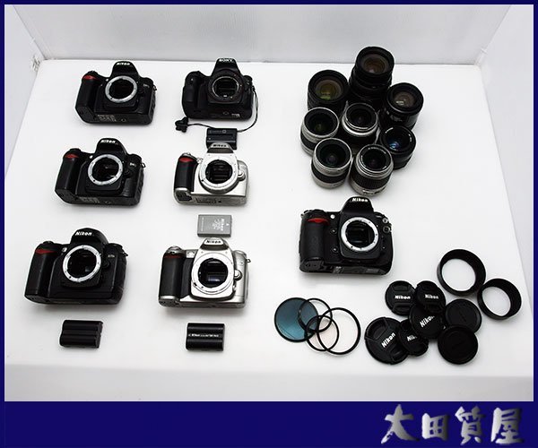 108)【同梱不可】質屋出品☆Nikon D80 D300s D70S D50 D40 Sony α58 レンズ まとめ ジャンク品 ☆1円～売り切り