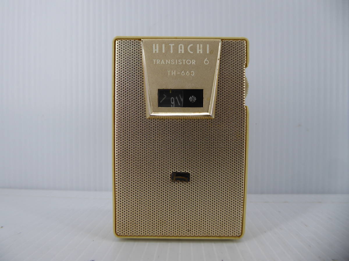 TH-660 - 日立 Yahoo!オークション AM携帯ラジオ 昭和レトロ HITACHI