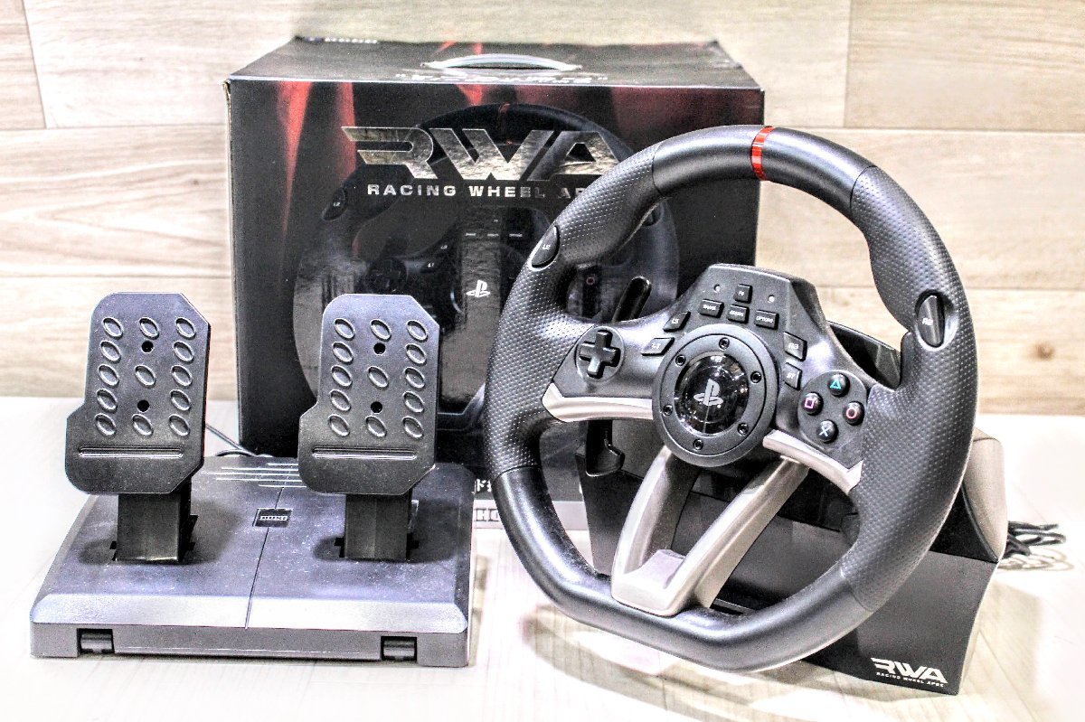 大得価，お得 動作チェック済み HORI レーシングホイールエイペックス PS4 PS3 PC 用 PS-052 ハンドルコントローラー ハンコン ホリ 19M986-140(アクセサリ、周辺機器)｜売買されたオークション情報、yahooの商品情 アクセサリ、周辺機器
