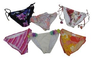 r2_1956　24枚セット レディース 水着 LIPSERVICE レベッカテイラー San-ai Resort 花飾り×純白! ビキニ 下のみ セット まとめ