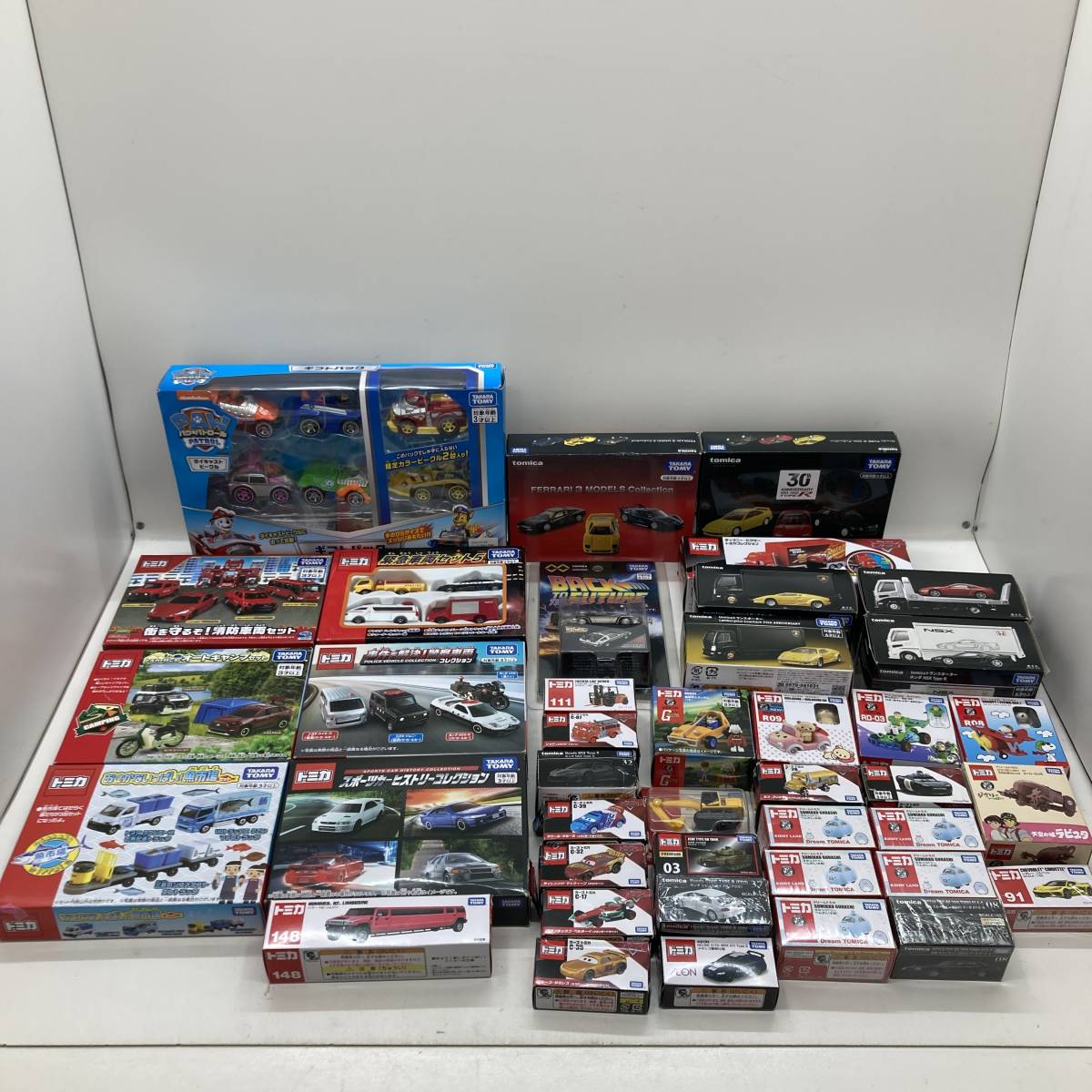 【1円～】タカラトミー トミカ まとめ売り リラックマ すみっこぐらし ジブリ トラック ミニカー 消防車両 車 TOMY【中古品】
