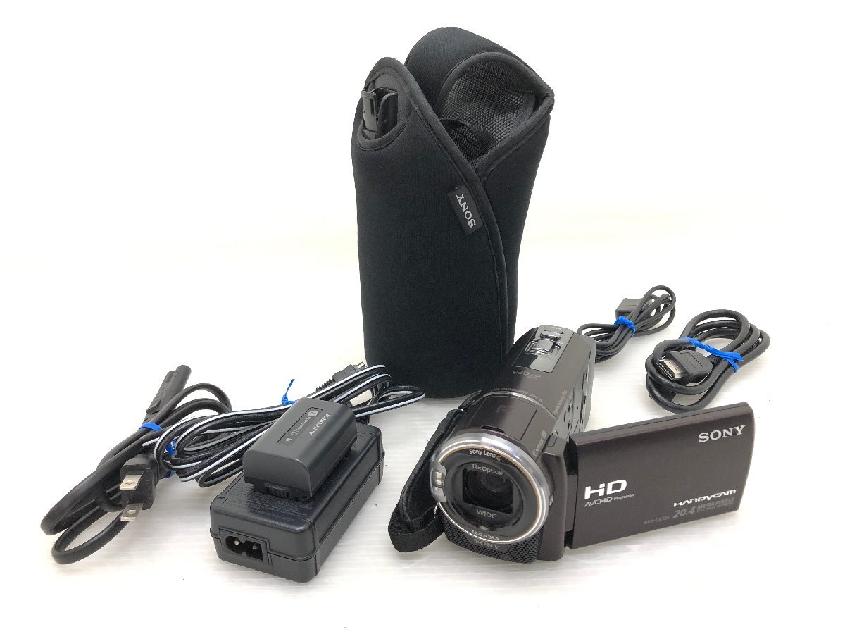 SONY HDR-CX590V ビデオカメラ HDR-CX590V 特長 : 快適な操作性