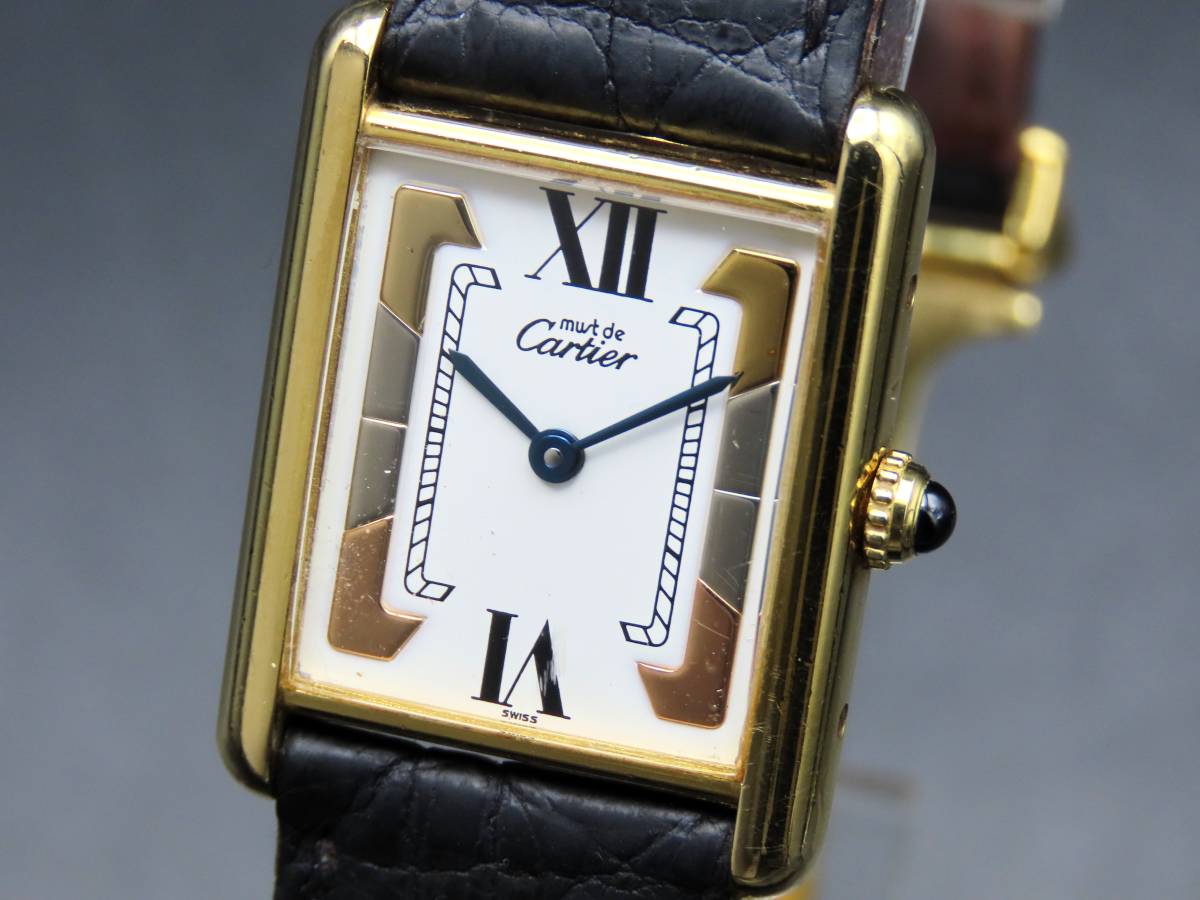 1円〜 Y Cartier カルティエ マスト21 ヴァンテアン ローマベゼル 純正 