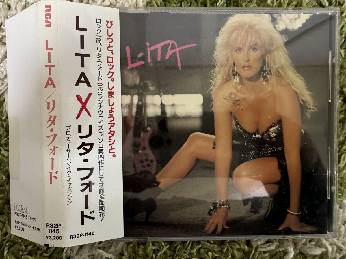 LITA FORD - CD Lita 旧規格 R32P-1145 国内初版 Ford 帯付 R32P-1145