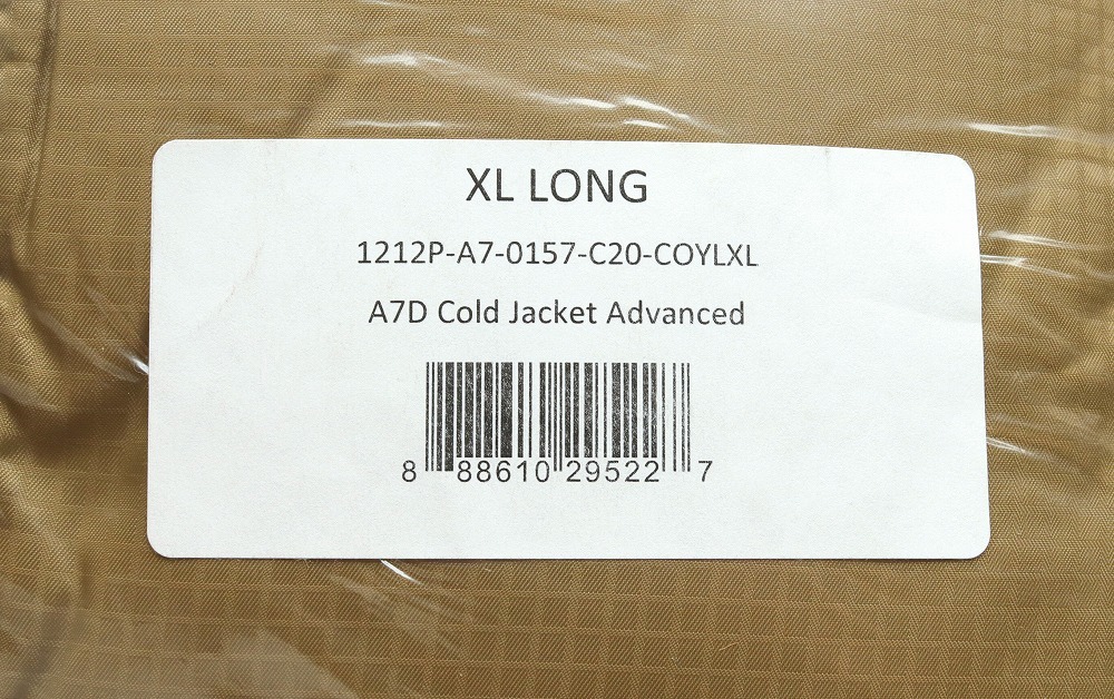 BEYOND AXIOS A7 Cold Jacket Advanced Coyote XL/L climashield apex ...