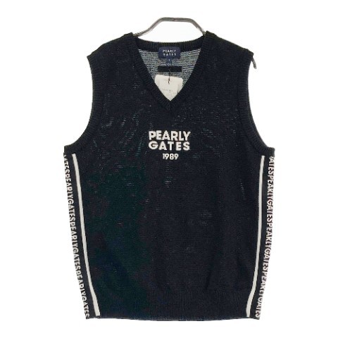 新品】PEARLY GATES パーリーゲイツ ニット ベスト ブラック系 1