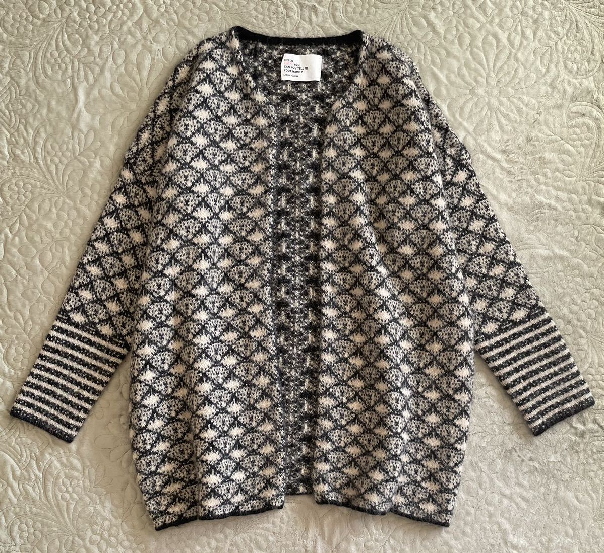 美品 セシオセラ4 2万 40size ゆとり11号 カーディガンC050