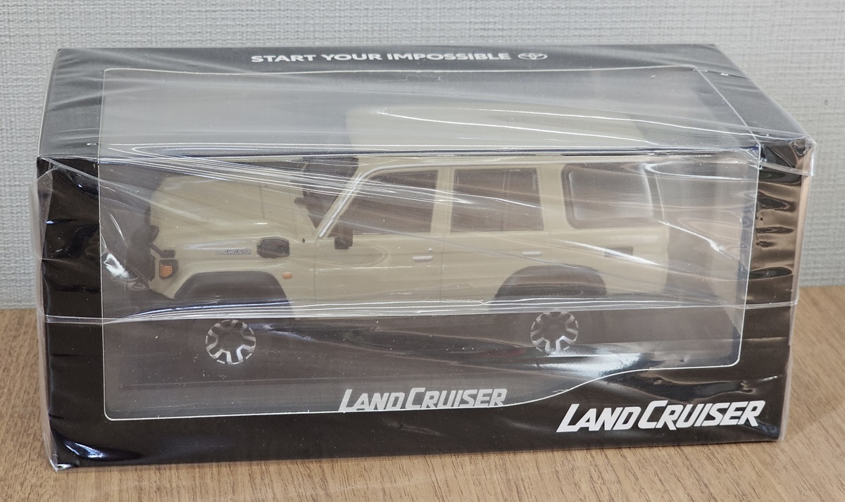 新型 トヨタ ランドクルーザー70 1/30 ミニカーカラーサンプル 4E9 