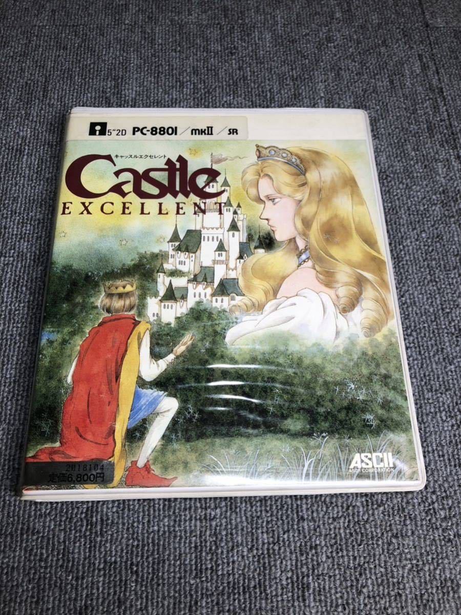 レトロゲーム PlayPC-8801 キャッスル・エクセレント PC-8801 ⁄ 〇Gb右