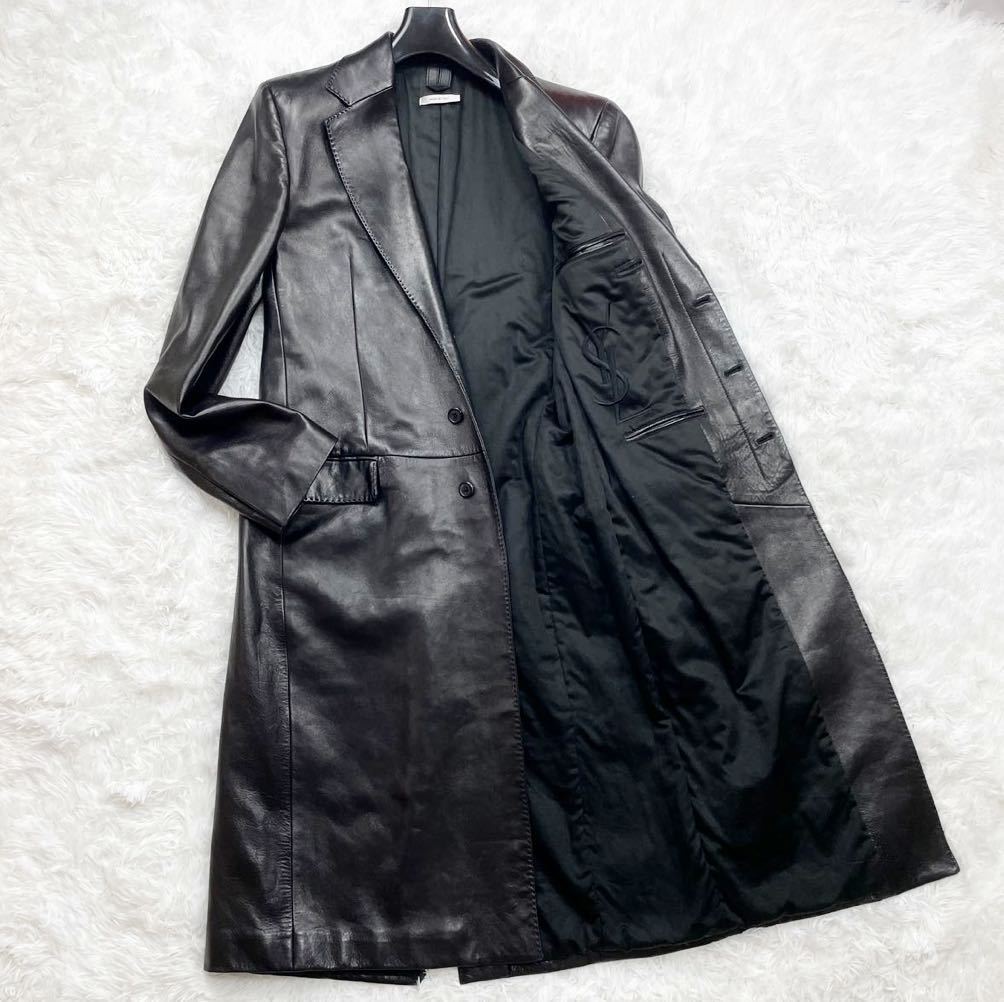  激レア 極上のラムレザー イヴサンローラン Yves saint Laurent ラムレザー 羊革 レザーコート トムフォード期 メンズ 黒 定価100万程(男性用)｜売買されたオークション情報、yahooの商品情報をア 男性用