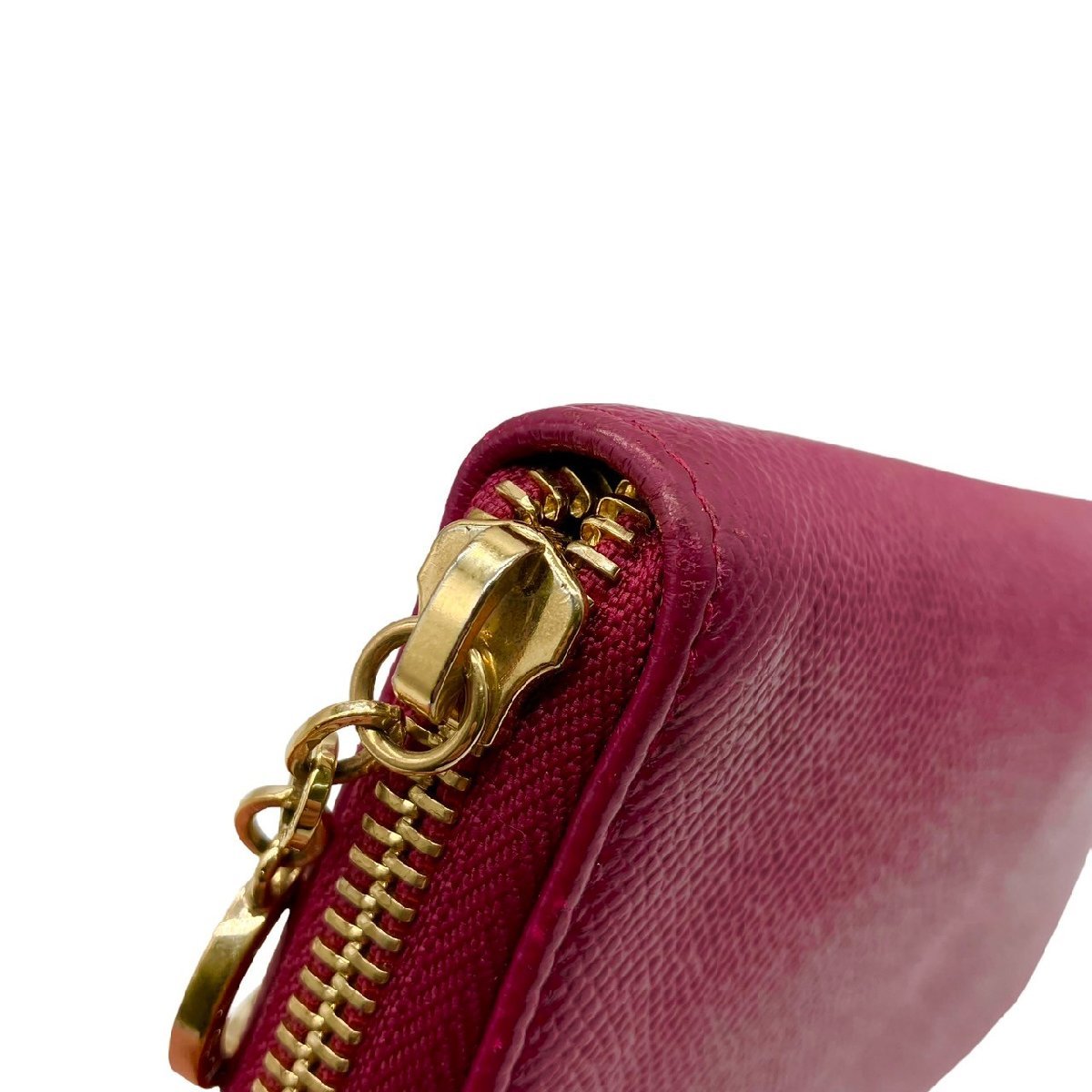 BVLGARI ブルガリ クラシコ グレインレザー ラウンドファスナー 長財布 