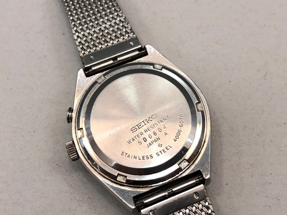 ○【4】現状品 SEIKO セイコー 4006-6070 BELL-MATIC ベルマチック 