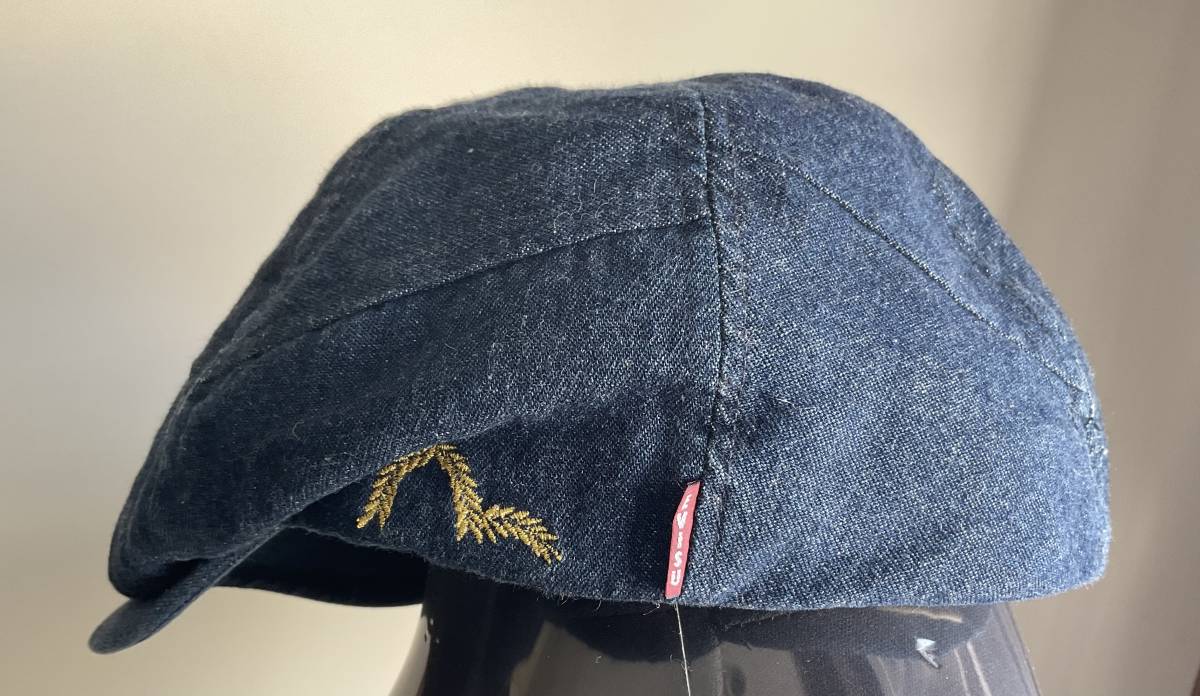 EVISU エヴィス キャスケット ハンチング キャップ デニム ハンチング