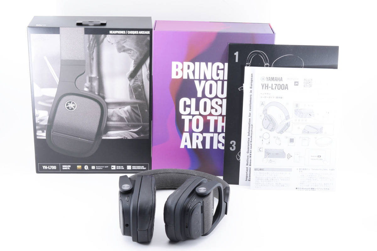 動作確認済 YAMAHA ヤマハ YH-L700A BLACK ワイヤレスヘッドホン 1167