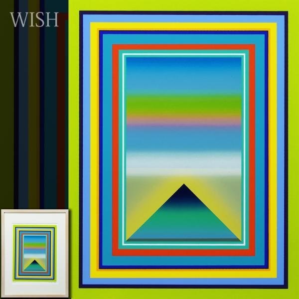 【WISH】サイン有：Koichiro・MIYA シルクスクリーン 6号 直筆サイン 現代美術 モダン 抽象絵画 #23113291