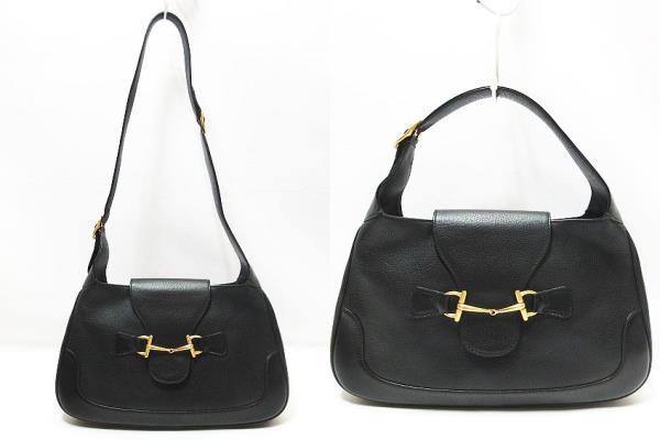 ヴィンテージ GUCCI オールドグッチ ホースビット レザー 2way