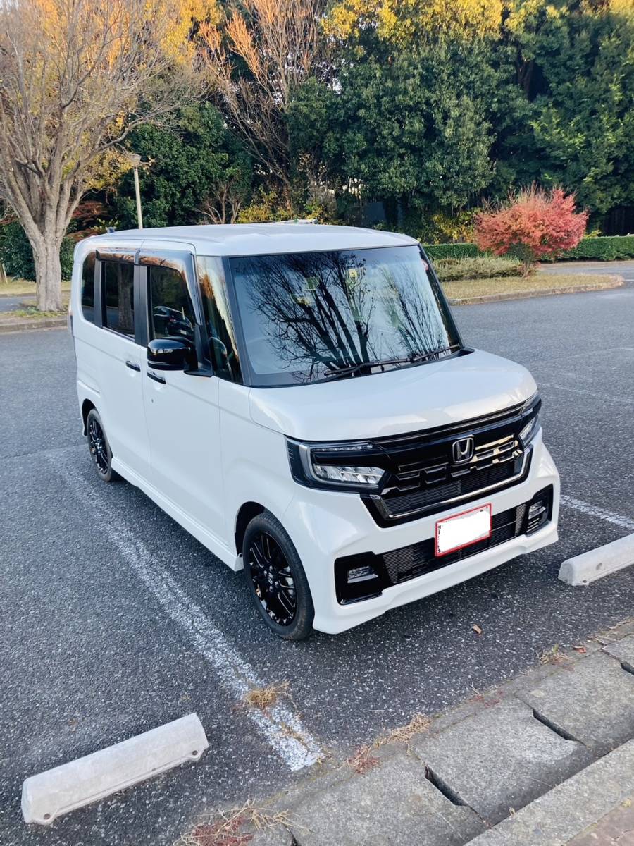 ホンダ Ｎ－ＢＯＸカスタム！Custom Lターボ STYLE+BLACK！初年度Ｒ5年3月！低走行1700キロ！ETC・ナビ・ドラレコ！車検取得後お引渡し！