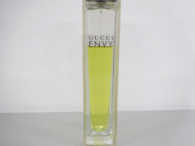 残量7割程度 GUCCI グッチ ENVY エンヴィ 100ml オードトワレ EDT 香水